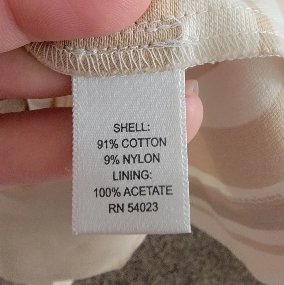 Banana Republic Tan and Cream Striped Boatneck Shift Dress, Size 2 - Picture 14 of 16